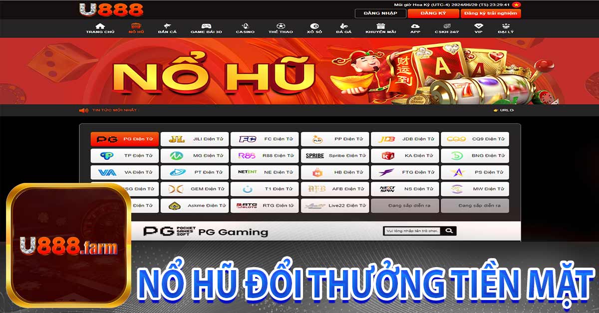 Nổ hũ đổi thưởng tiền mặt